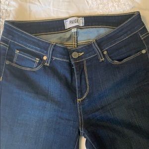 Paige dark denim skinny jeans